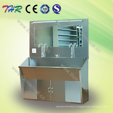 Thr-Ss027 Medical Stainless Steel Scrub Sink for Two Persons